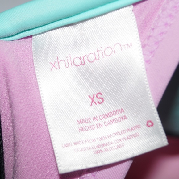 Xhilaration Mint Lilac Coral Colorblock XS Bikini - Picture 6 of 7